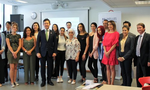 Visite d’une délégation japonaise à Bruxelles Formation