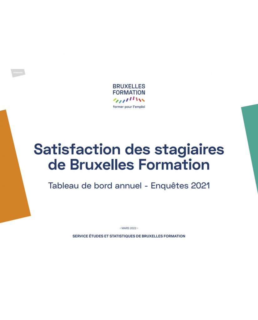 Satisfaction des stagiaires de Bruxelles Formation 2021